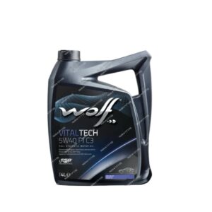 VitalTech 5W40 PI C3 API SN/CF‎  والف زيت موتور 4لتر
Wolf بلجيكي