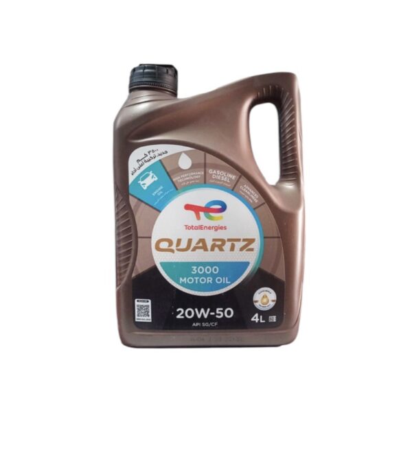 TOTAL مصري 
20W50 API SG-CF  توتال كوارتز 4لتر
H*