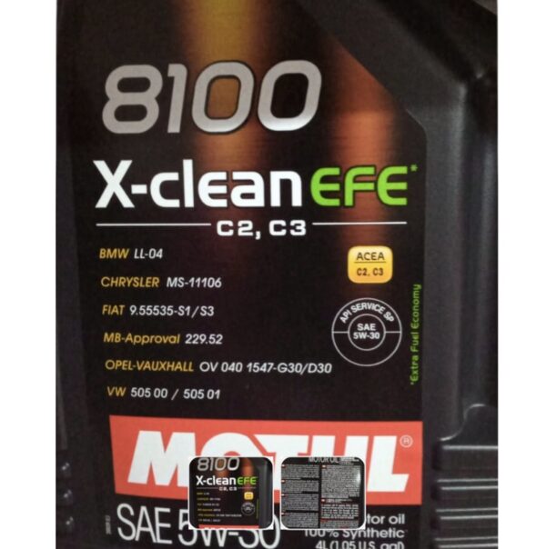 MOTUL بلجيكي   
5W30  X-CLEAN FE موتول موتور  4لتر