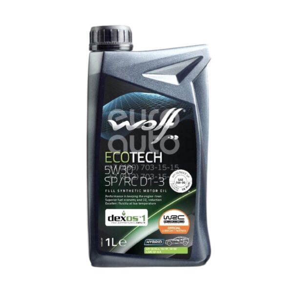 Wolf بلجيكي
EcoTech 5W30 SP/RC D1‎  والف زيت موتور 1لتر
( غير متوفر )