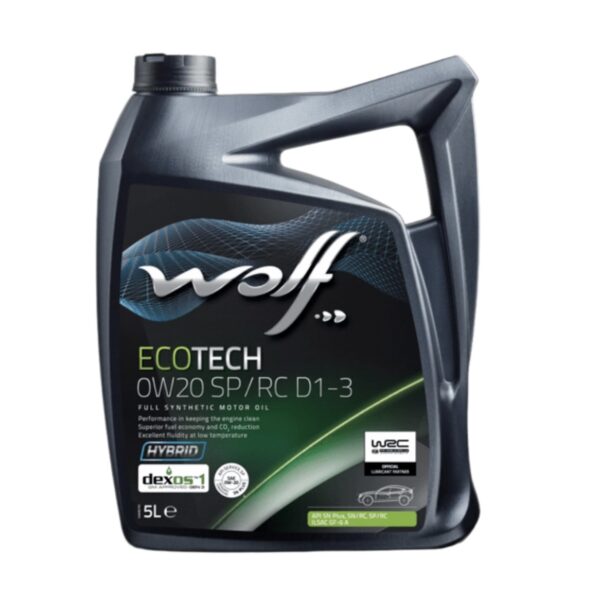 Wolf بلجيكي
0W20 SP/RC D1-3 EcoTech والف زيت موتور 5لتر