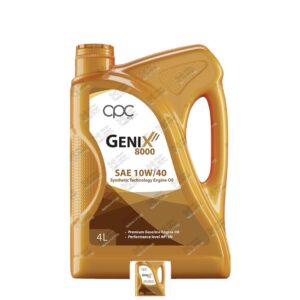 مصري CPC 
التعاون زيت موتور 7000كم 4 لتر 10W40 GENIX 8000 API SN 
H*