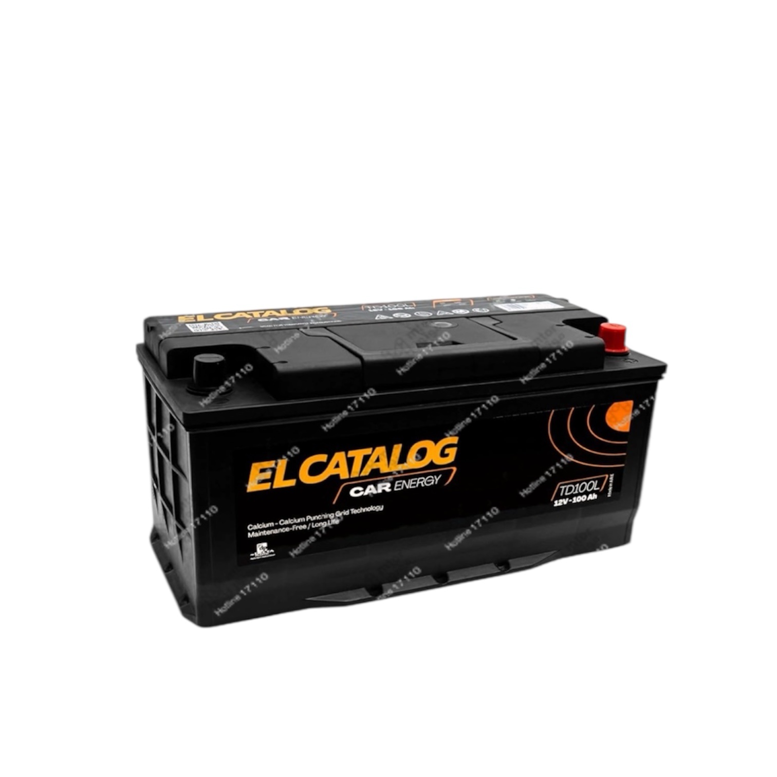 مصري EL CATALOG
بطارية 100 أمبير / ساعة 12 فولت TD100L CCA : (EN=850) (SAE=805)
H*